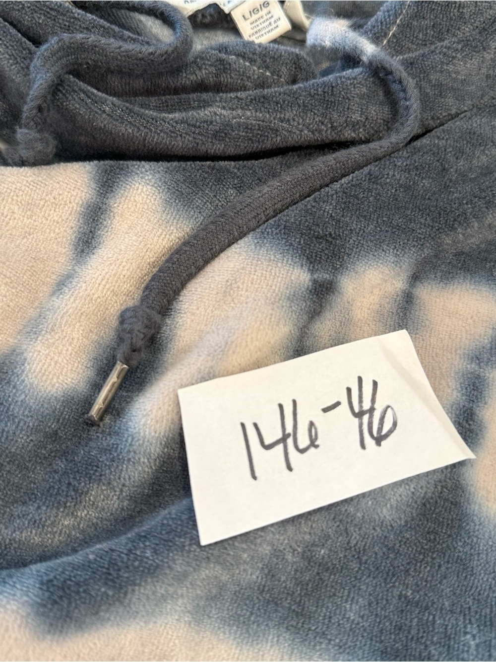 American Eagle Outfitters velour tie dye hoodie sweatshirt LG - Picture 13 of 14